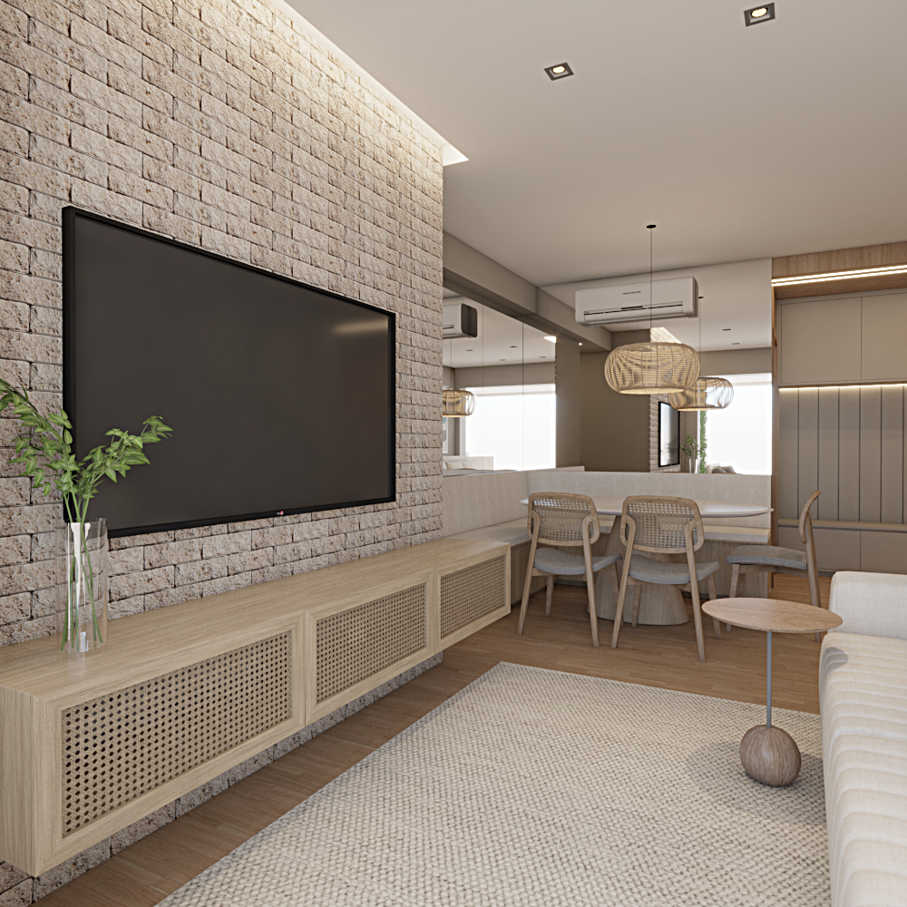 Apartamento Recife: projeto residencial da Afine Exclusive, arquitetura e interiores em Recife